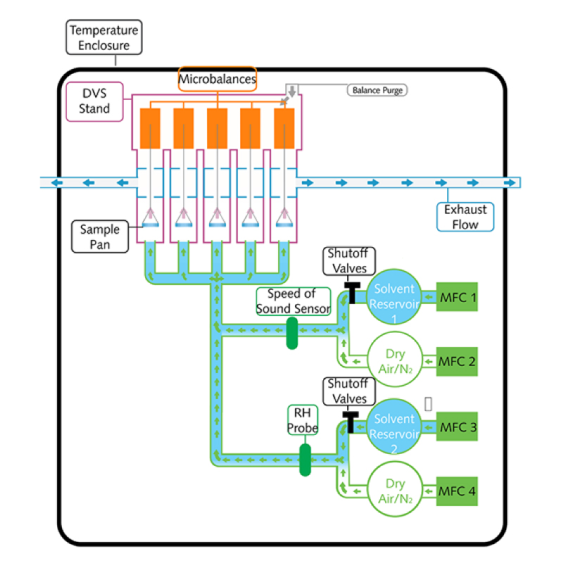 DVS Endeavour 高通量的重量法动态蒸气吸附分析仪 - 英国SMS